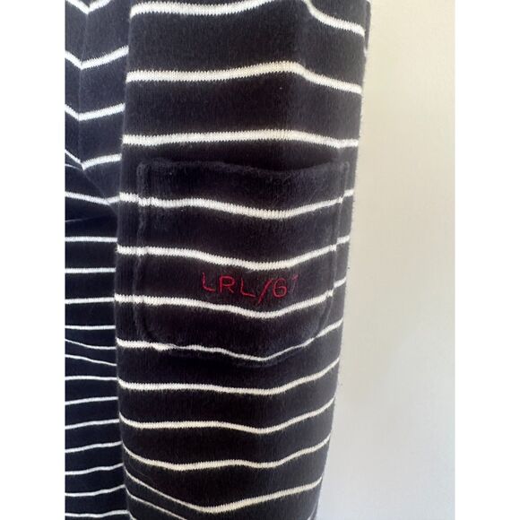 Lauren Ralph Lauren t shirt, navy blue/white stripe, Size M. - Picture 9 of 9